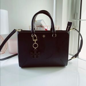 Navy Tory Burch mini tote